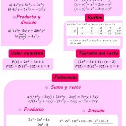 Lámina álgebra I Lámina álgebra I